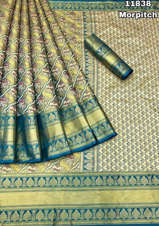 Kanjiveram silk pure zari uploaded by Leedon hub on 8/11/2023