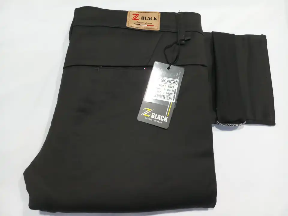 Z Black Men Cotton Trouser uploaded by OnlineKapde.com on 8/11/2023