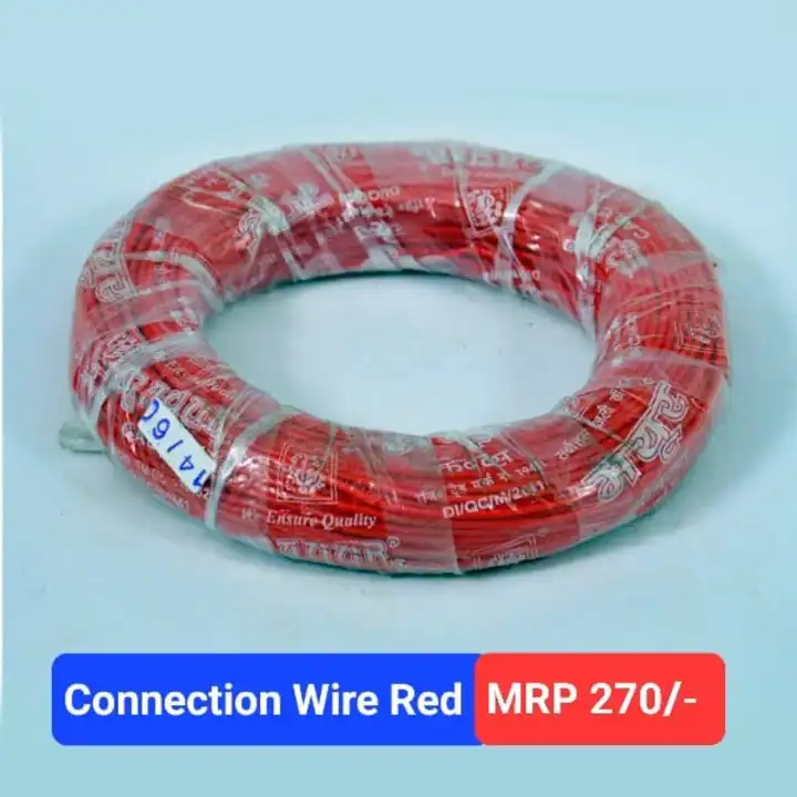 Connections Wire Red  uploaded by Spare Part Wala on 8/11/2023