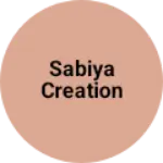 Business logo of Sabiya creation