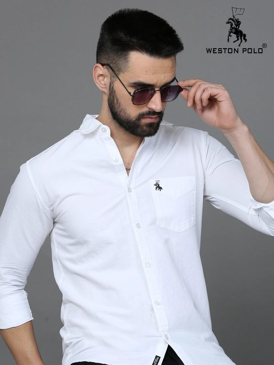 WESTON POLO™ Lenin White Shirt uploaded by business on 8/11/2023