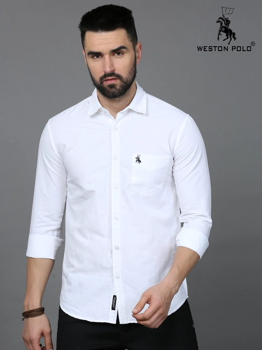 WESTON POLO™ Lenin White Shirt uploaded by Indian Enterprises Clothing on 8/11/2023
