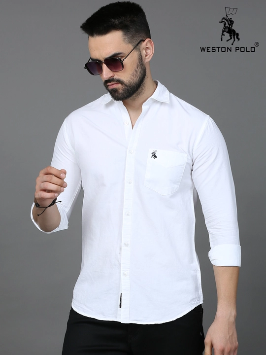 WESTON POLO™ Lenin White Shirt uploaded by Indian Enterprises Clothing on 8/11/2023