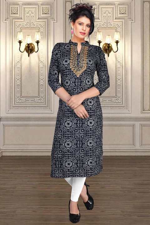 PROCIAN BANDANI PRINT WITH SEQUENCE WORK KURTI FOR WOMEN uploaded by ANSH MANUFACTURERS on 8/11/2023