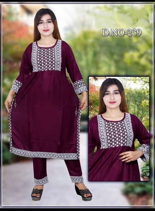 Post image I want 11-50 pieces of Kurti at a total order value of 5000. I am looking for Kurti and palzzo nary set. Please send me price if you have this available.
