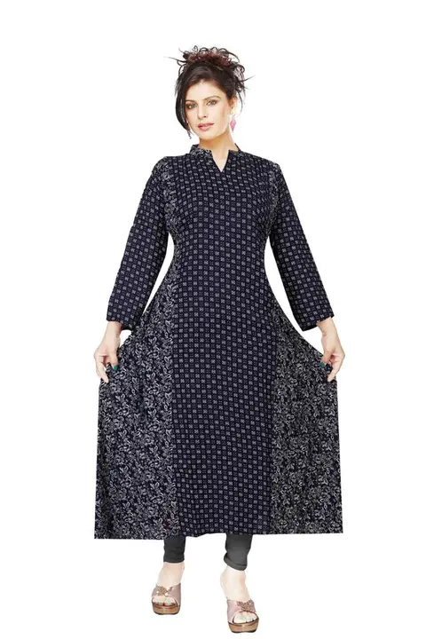 Long Gehra Kurti uploaded by ANSH MANUFACTURERS on 8/11/2023