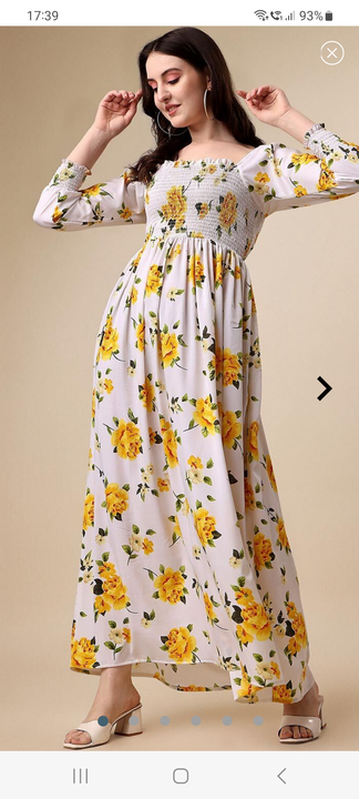 Floral dresss uploaded by Navya clothing on 8/11/2023
