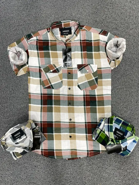 Double pocket cotton check size.m.l.xl uploaded by Apple point on 8/11/2023