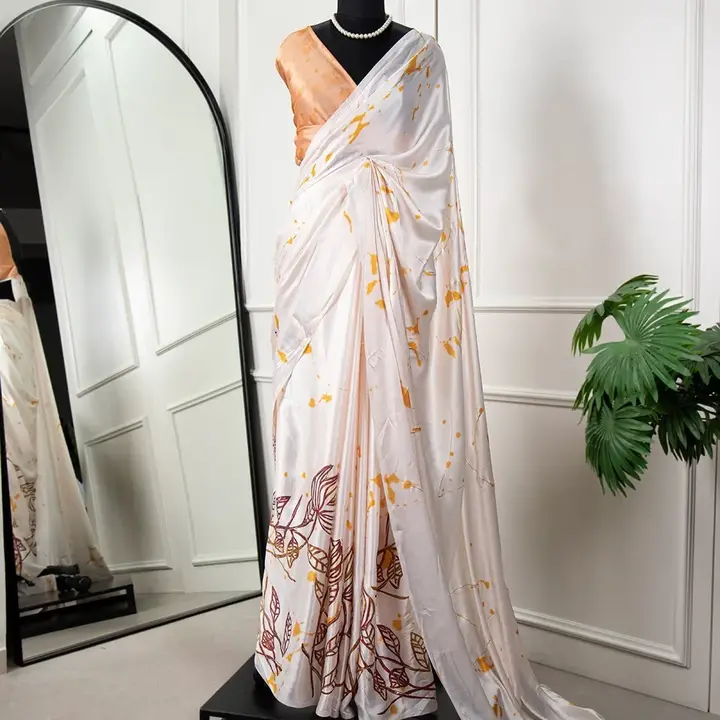 Digital print silk saree uploaded by JS Fashion Mart  on 8/11/2023