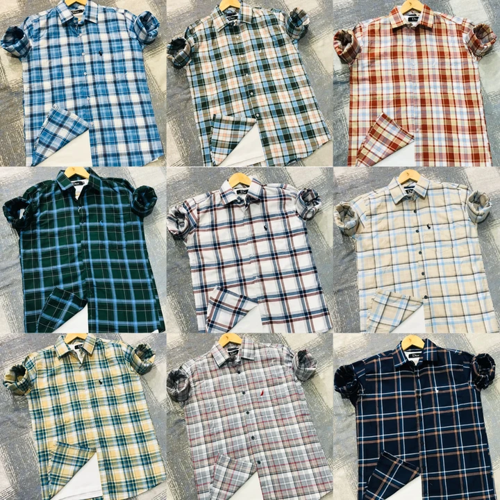 Cotton Twill Check Shirts  uploaded by Hindustan Trading Company on 8/11/2023