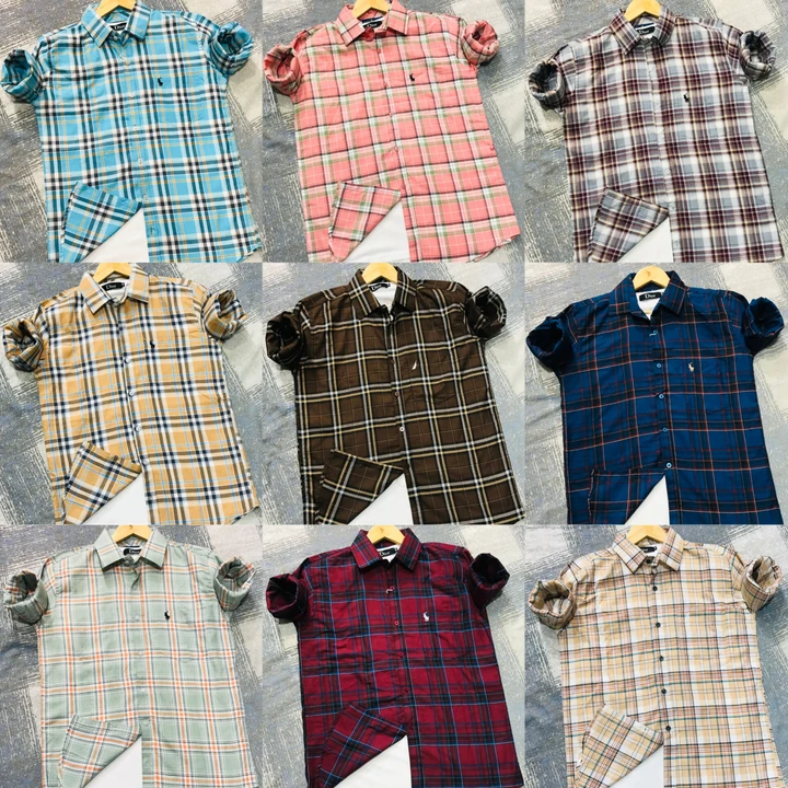 Cotton Twill Check Shirts  uploaded by Hindustan Trading Company on 8/11/2023