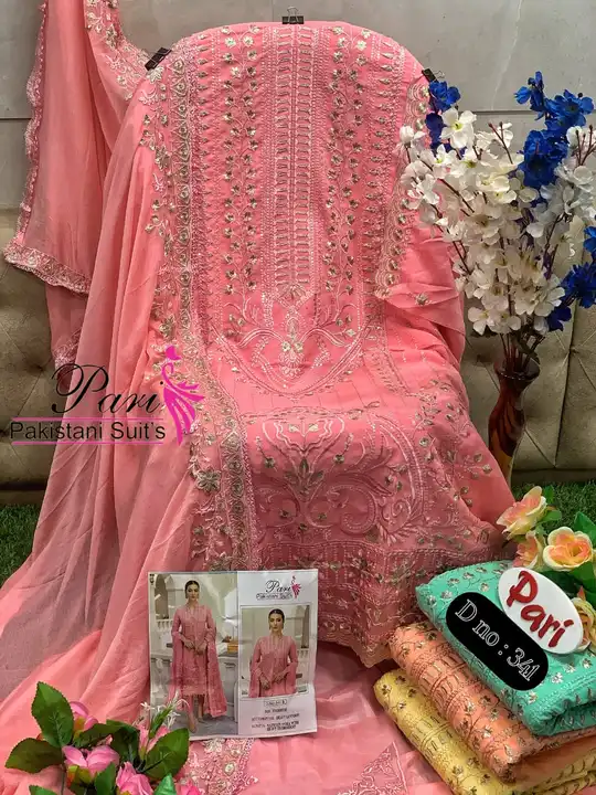 Pakistani style fancy dress  uploaded by Premier collection on 8/11/2023