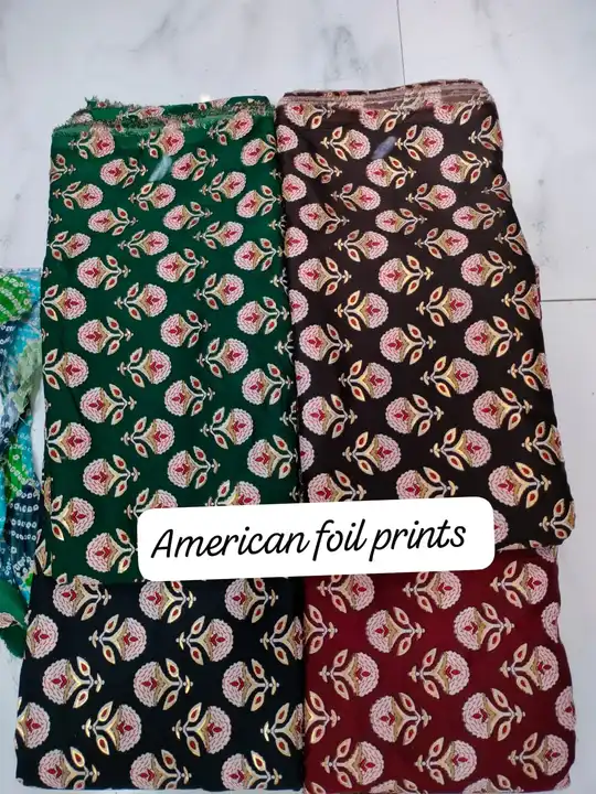 American foil print  uploaded by Globle fashion on 8/11/2023
