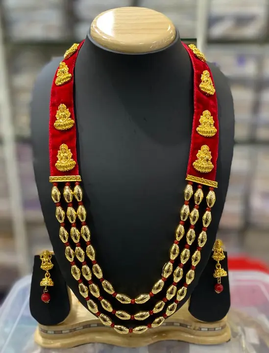 Premium Quality  Long Necklace Set uploaded by business on 8/11/2023