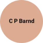 Business logo of C p barnd