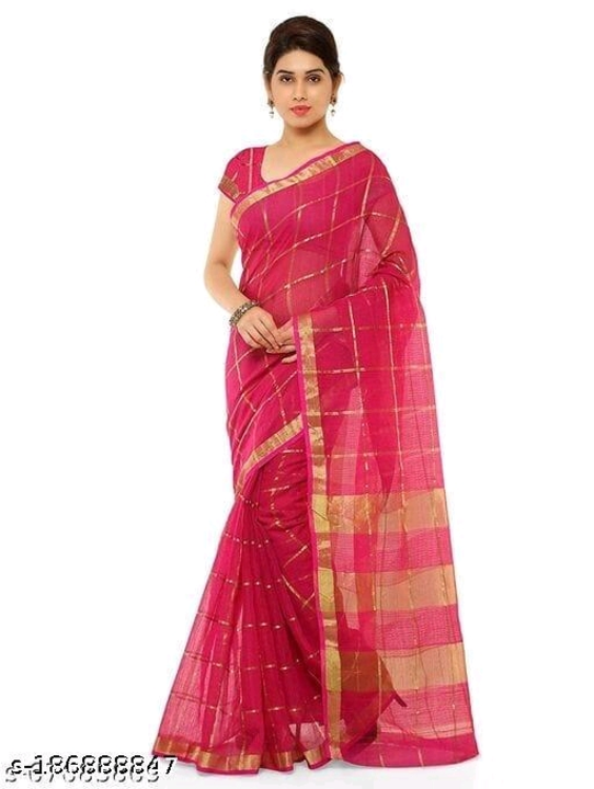 Chanderi Cotton Saree
Name: Chanderi Cotton Saree
Saree Fabric: Cotton
Blouse: Separate Blouse Piece uploaded by business on 8/11/2023