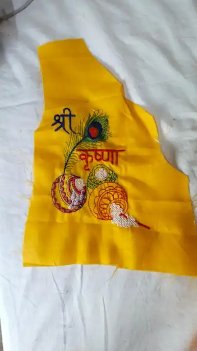 Khadi Cotton embroidery Krishna dress size 1to5 uploaded by Ratnam trading company on 8/11/2023