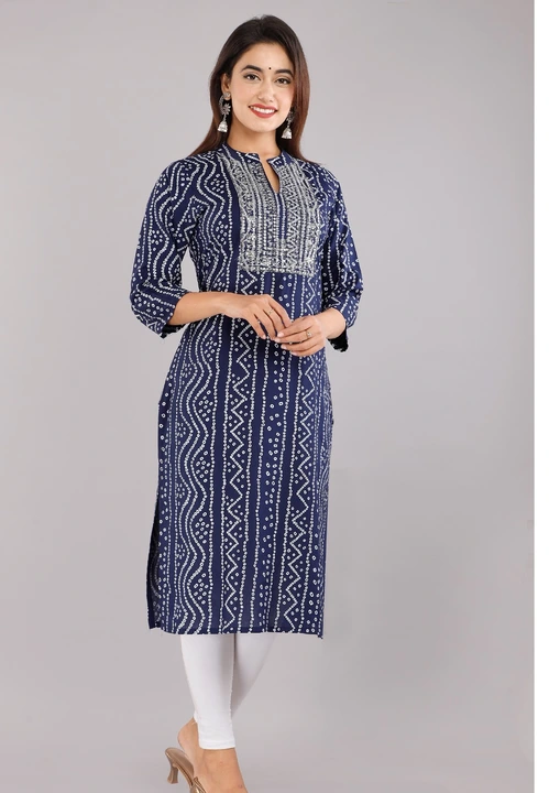 Bandej embroidery kurti uploaded by business on 8/11/2023