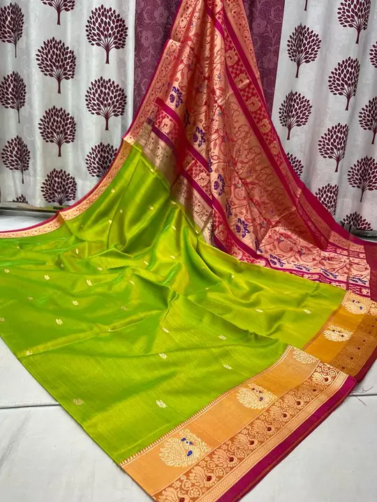Dagina peshwai silk paithani  uploaded by SAMARTH PAITHANI WHAT'S UP 8087211077 on 8/11/2023