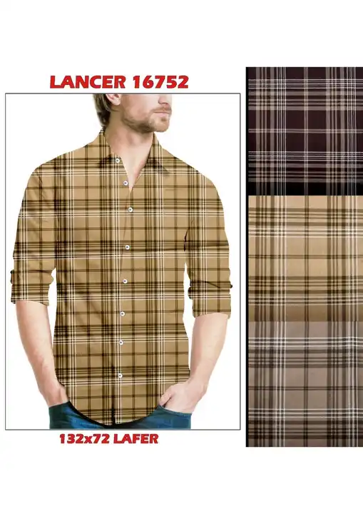 Men's Full sleeve Cheks Shirt uploaded by West M Fashion India Pvt Ltd. on 8/11/2023