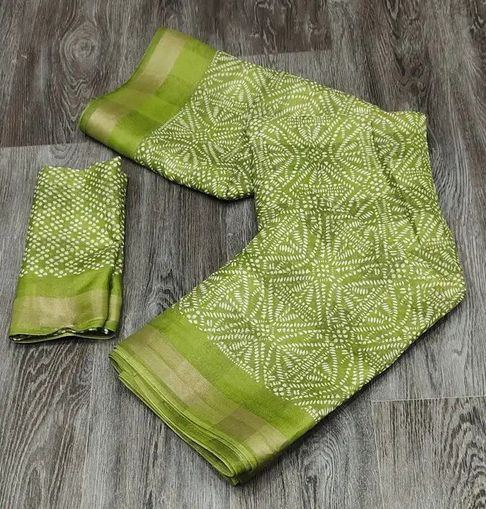 Printed Cotton Saree. uploaded by business on 8/11/2023