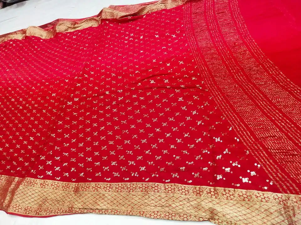 *🛍️🛒NEW LAUGHING   
🛒🛍️NEW SHADED COLOUR MACHING 🌹🌹🌹🌹🌹🌹🌹😱😱😱super duper desginer Sarees uploaded by Gotapatti manufacturer on 8/12/2023