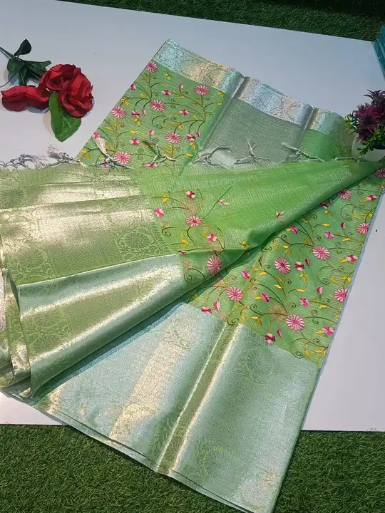 Tissue  uploaded by M.S Silk Saree on 8/12/2023