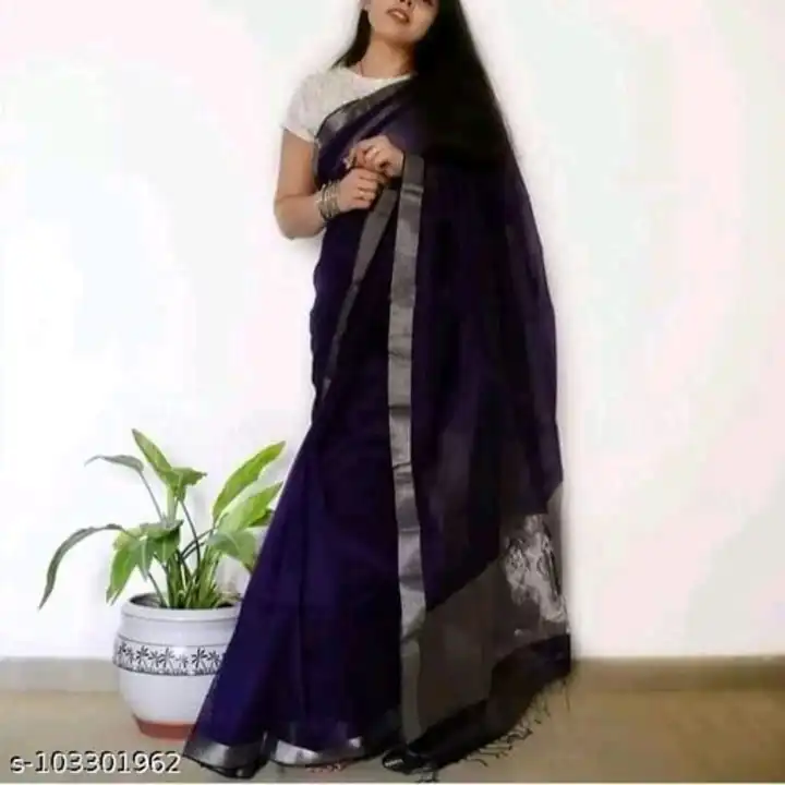 4BY4BSUPER VOTTON SAREE uploaded by Shree nagpur handloom factory on 8/12/2023