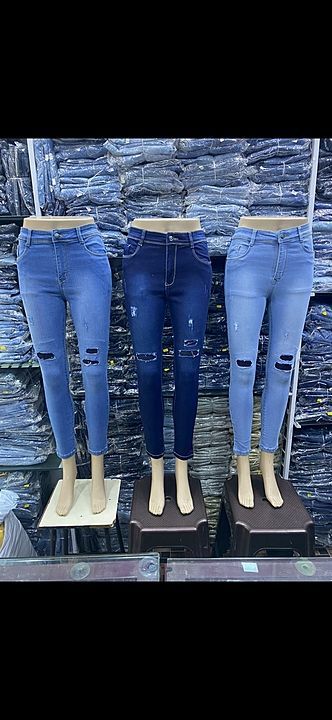 ALLYZ JEANS HEAVY FANCY TORN-OUT JEANS uploaded by business on 7/16/2020