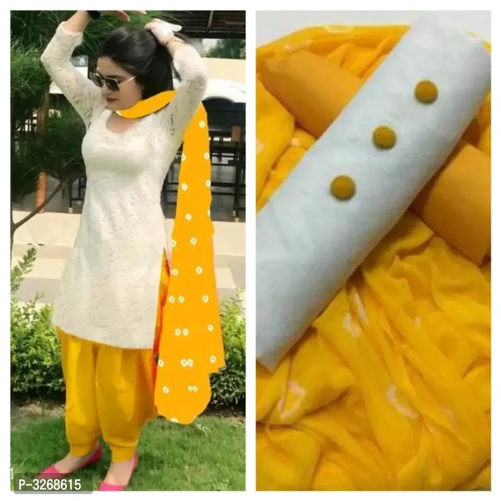 Cotton Dress Material With Dupatta  uploaded by Mayukh Online Store. on 8/12/2023