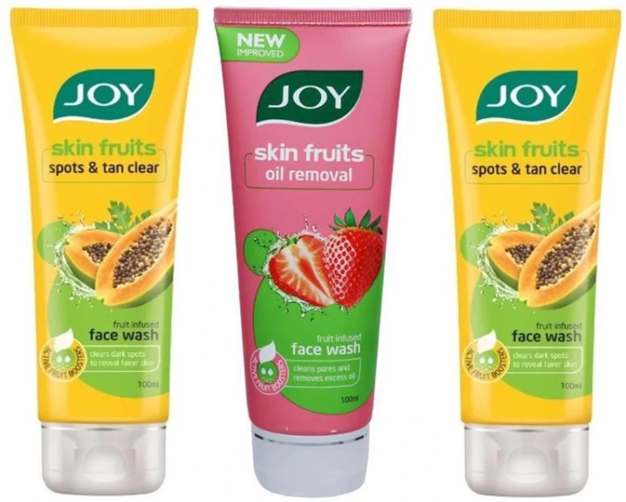 Joy face wash's ( pack of 3 )  uploaded by TOYS HUMSAFAR on 8/12/2023