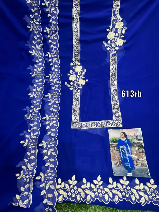 Georgette suit  uploaded by trending.collection on 8/12/2023