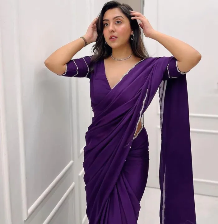 Pure crape silk uploaded by Deepika Designer Saree on 8/12/2023