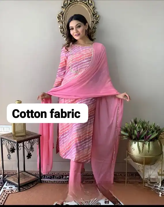 Cotton fabric  uploaded by Deepika Designer Saree on 8/12/2023