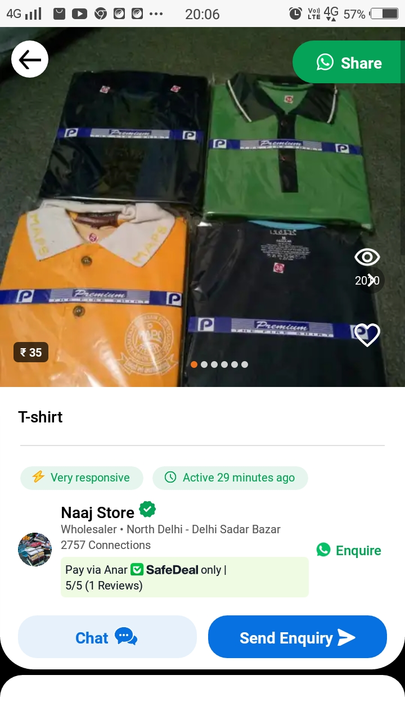 T shirt  uploaded by Naaj Store on 8/12/2023