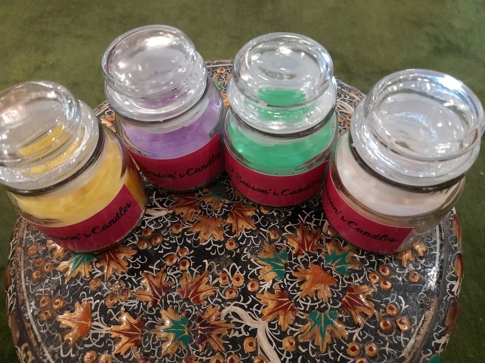 Soya wax scented jar candle uploaded by business on 3/19/2021