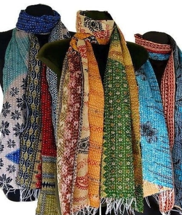 Post image Hey! Checkout my new product called
Vintage Silk Kantha Scarf Stole .