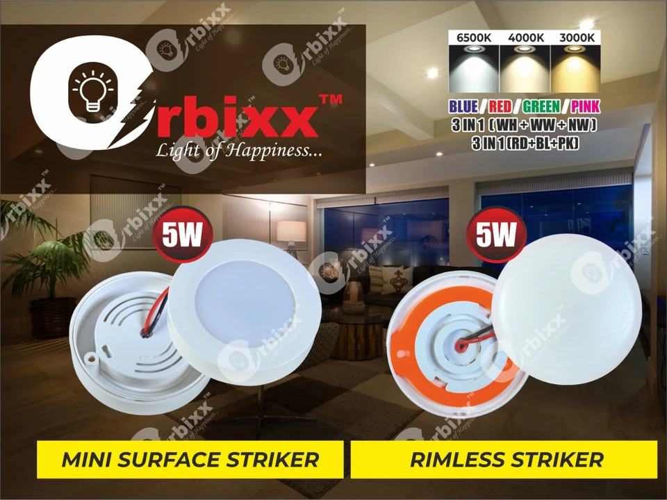 5w mini surface striker. & 5w Rimless Surface  uploaded by business on 8/12/2023