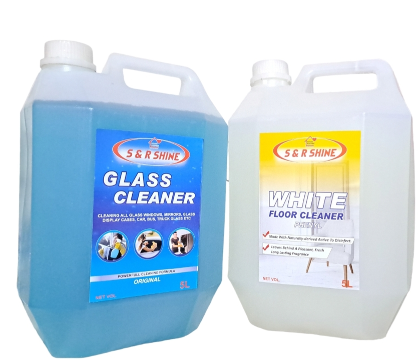GLASS CLEANER AND WHITE PHENYL  uploaded by business on 8/12/2023
