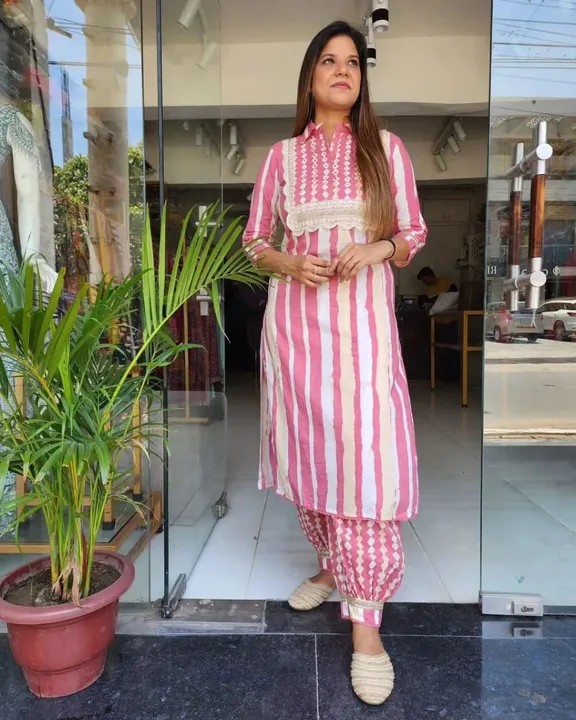 Embroidered kurti with pent  uploaded by PANIHARI COLLECTION CENTRE on 8/12/2023