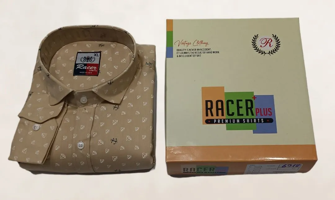 🏁🏁RACER PLUS🏁🏁(SUB BRAND OF 1KKA)
EXCLUSIVE PRINTED BOX PACK SHIRTS FOR MEN uploaded by business on 8/12/2023