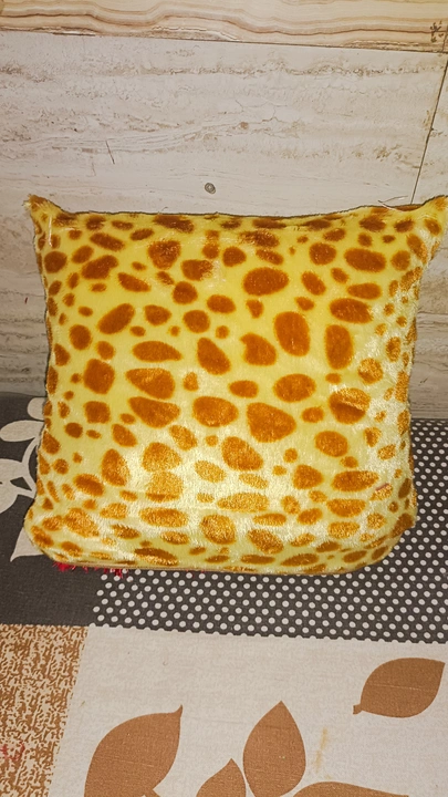 Animal print soft pillow 16*16  uploaded by Bihari ji traders  on 8/12/2023