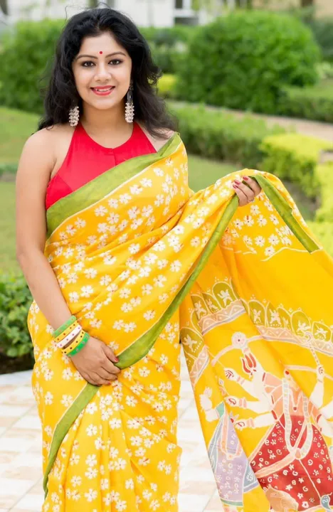 SAREES : - PLAIN LINEN
*WORK* - DIGITAL PRINT. uploaded by NIVA CREATION on 8/12/2023