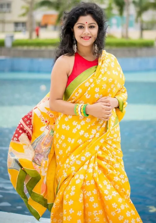 SAREES : - PLAIN LINEN
*WORK* - DIGITAL PRINT. uploaded by business on 8/12/2023