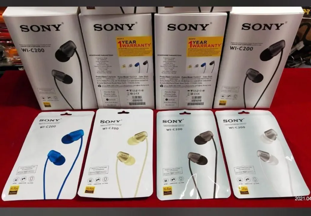 Sony Earphone CW -200 uploaded by BlanTech inspiring Connections on 8/12/2023