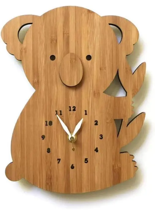 Wooden clock 🕒  uploaded by Jaipur Fashion mart  on 8/12/2023