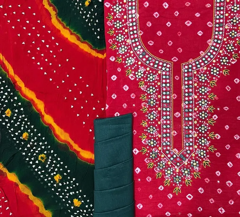 Premium range of modal chanderi banarsi suits  uploaded by Asha fashion on 8/12/2023