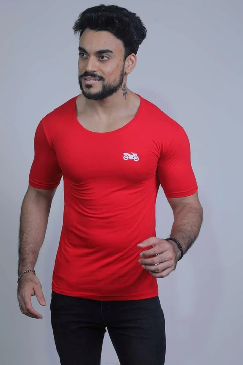 Fableat back print t -shirt red  uploaded by PKM EXPORTS PVT LTD on 8/12/2023