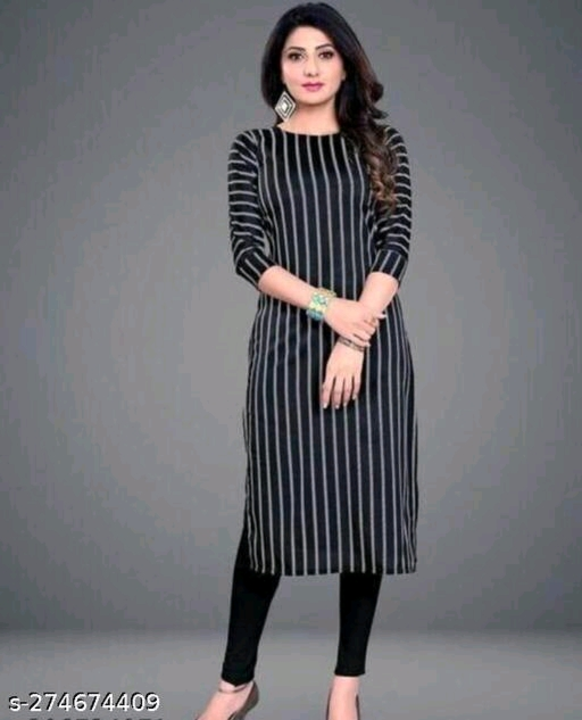 Crepe Kurti for women and girl 
Name: Crepe Kurti for women and girl 
Fabric: Crepe
Sleeve Length: T uploaded by business on 8/12/2023