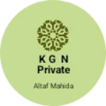 Business logo of K G N private garden maker